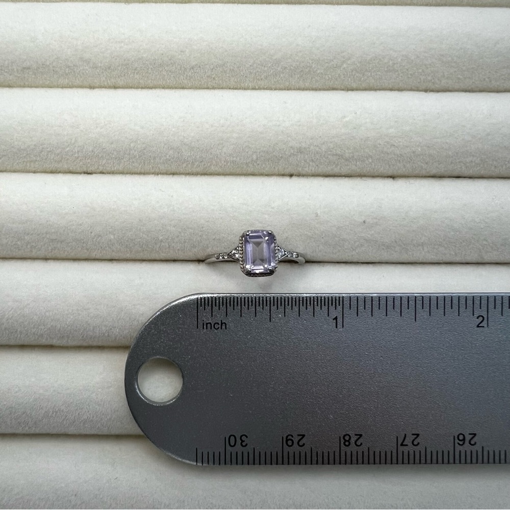 Lavender amethyst ring